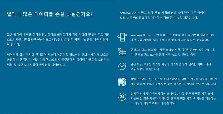 Arcserve UDP information1